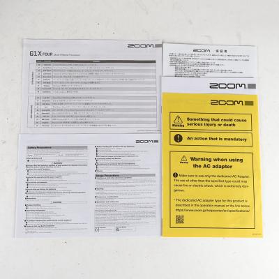 【中古】 ギターマルチエフェクター ZOOM G1X FOUR 付属品
