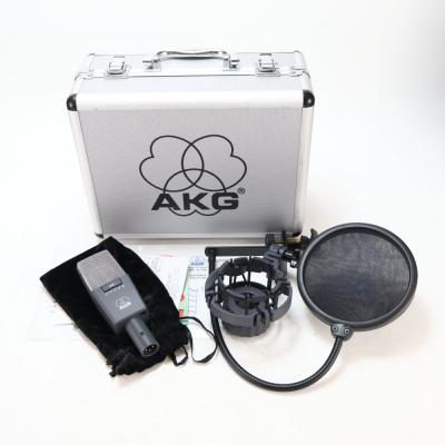 【中古】 マイク AKG C414B XLS サイドアドレス型 コンデンサーマイクロホン アカゲ アーカーゲー C414