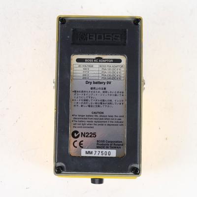 【中古】オーバードライブ ディストーション エフェクター BOSS OS-2 OverDrive Distortion ギターエフェクター 裏面