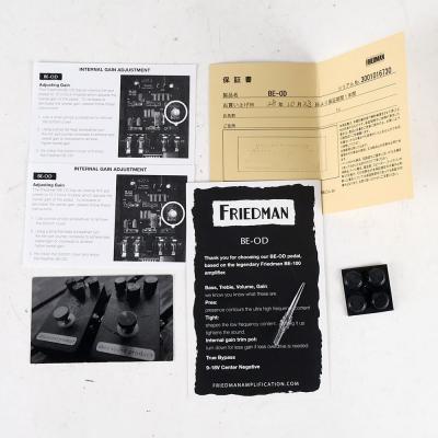 【中古】 オーバードライブ エフェクター Friedman BE-OD ギターエフェクター 付属品