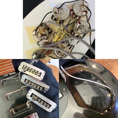 【中古】 Rickenbacker リッケンバッカー 325V63 JG Jetglo 1984年製 エレキギター 内部