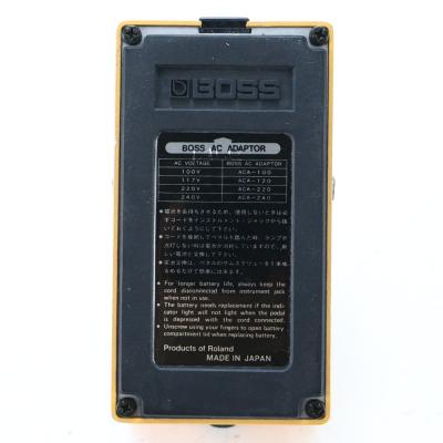 【中古】スーパーフィードバッカー ディストーション エフェクター BOSS DF-2 Made in Japan SUPER Feedbacker&Distortion 底面