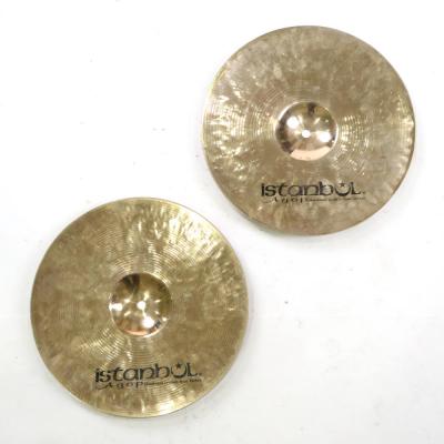 【中古】 ボトムハイハットシンバル 2枚セット イスタンブール istanbul AGOP Alchemy Rock Custom HihatBottom 13インチ 裏面画像