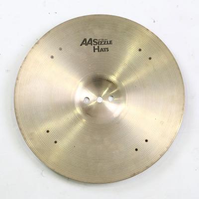 【中古】トップのみ ハイハットシンバル セイビアン SABIAN AA SIZZLE HATS BOTTOM 14インチ ボトムのみ 裏面
