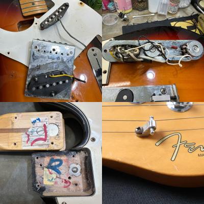 【中古】Fender フェンダー American Standard Telecaster BSB MOD. 1996年製 テレキャスター エレキギター ピックアップ、ネック
