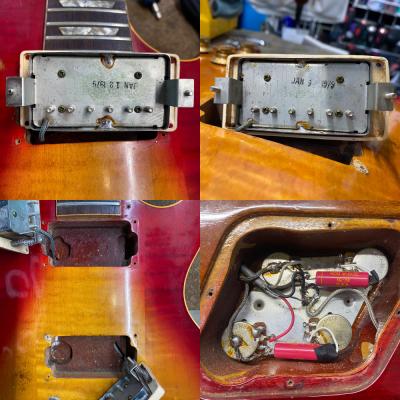 【中古】 エレキギター Gibson Les Paul Standard Cherry SunBurst 1979年製 ギブソン レスポールスタンダード 刻印ナンバードPAF ロケットケース付属 ピックアップ