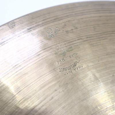 【中古】 合わせシンバル ジルジャン ZILDJIAN K Zildjian CONSTANTINOPLE 約12.6インチ ペア ビンテージシンバル ロゴ画像1