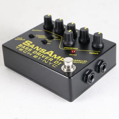 【中古】サンズアンプ ベースドライバーDI TECH21 SansAmp BASS DRIVER DI 旧仕様 ベース用DI プリアンプ 側面