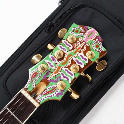 【中古】 エレキギター FERNANDES Burny MG-145X hideモデル サイケデリックペイント フェルナンデス バーニー ヘッド画像