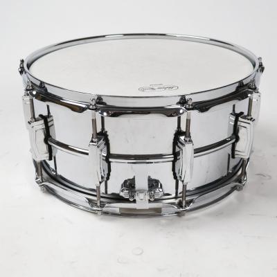 【中古】 スネアドラム ラディック Ludwig LM402 Supraphonic 14×6.5 スープラフォニック 側面
