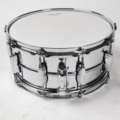 【中古】 スネアドラム ラディック Ludwig LM402 Supraphonic 14×6.5 スープラフォニック 側面