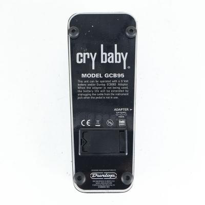【中古】 ワウ エフェクター JIM DUNLOP Cry Baby GCB-95 ワウペダル 裏面