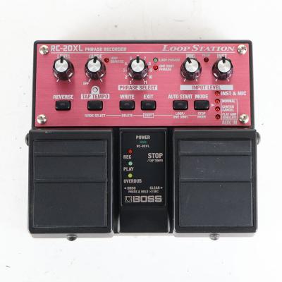 【中古】ルーパー エフェクター BOSS RC-20XL Loop STATION ギター、ボーカル フレーズレコーダー 正面