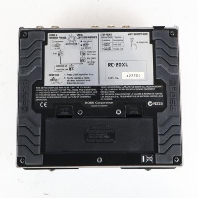 【中古】ルーパー エフェクター BOSS RC-20XL Loop STATION ギター、ボーカル フレーズレコーダー 裏面
