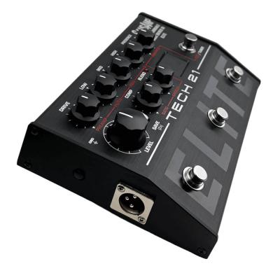 TECH21 テック21 PBDR-EL SansAmp Programmable Bass Driver ELITE サンズアンプ ベース用プリアンプ DI ダイレクトボックス 斜めアングル画像