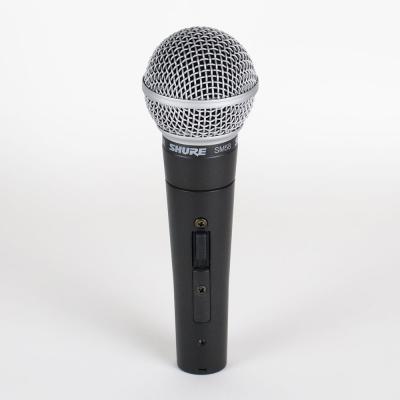 【中古】 マイク ダイナミックマイク SHURE SM58SE スイッチ付き シュアー 58 ゴッパ シュア 正面