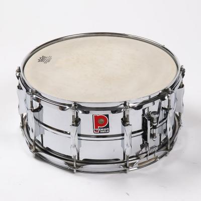 【中古】スネアドラム プレミア PREMiER 1036 Chrome Over Steel Snare Drum 14x6.5 スチールシェル スネアドラム