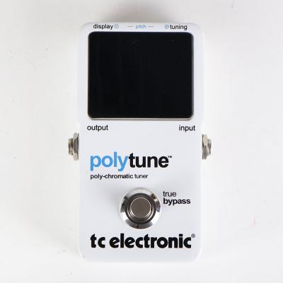 【中古】 チューナー tc electronic PolyTune 1 ポリフォニックチューナー ポリチューン ペダルチューナー 正面