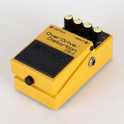 【中古】オーバードライブ ディストーション エフェクター BOSS OS-2 OverDrive Distortion ギターエフェクター 全体