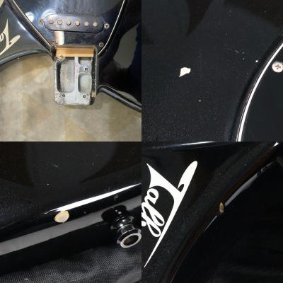 【中古】 TOKAI トーカイ A-123MB 3S Talbo BLAZING FIRE Metallic Black 1990s エレキギター 傷