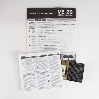 【中古】 ボーカルエフェクター BOSS VE-20 Vocal Performer ボーカルパフォーマー ピッチコレクト 付属品