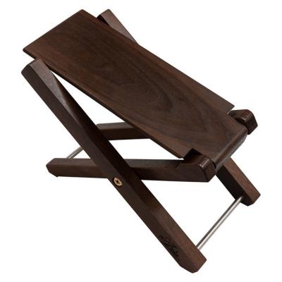 ARIA アリア WFT-500 Wood ウォルナット製 ギター用足台 フットレスト