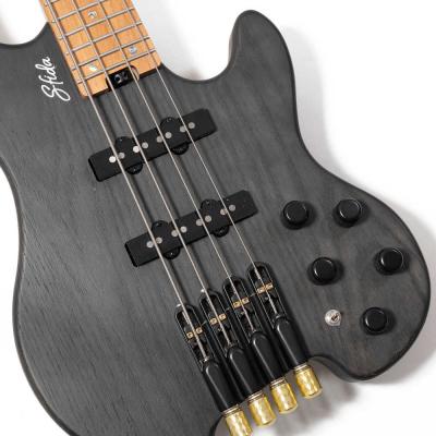 Sfida スフィーダ SHB-800ASH BK エレキベース ヘッドレスベース ボディ斜めアングル画像