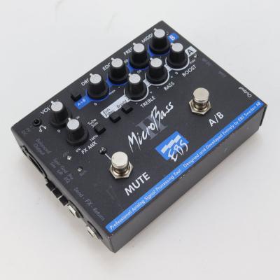 【中古】 ベースプリアンプ EBS Micro Bass II マイクロベース2 ダイレクトボックス DI 正面