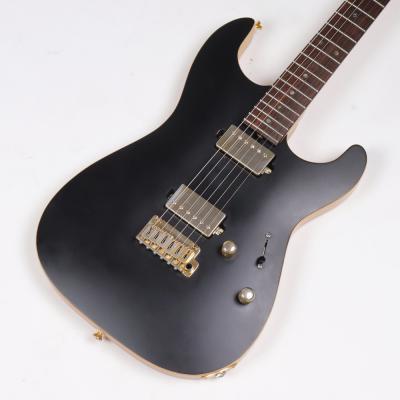 【中古】 エレキギター Saito Guitars S-622 Rosewood FingerBoard Black 齋藤ギター STスタイル Saytone Bore up/ Sledge αピックアップ搭載 ボディトップ