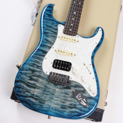 【中古】 エレキギター Fender Custom Shop MBS Custom Quilted Maple Stratocaster Caribbeane Blue Burst by Austin Macnutt 2025年製 ボディ画像