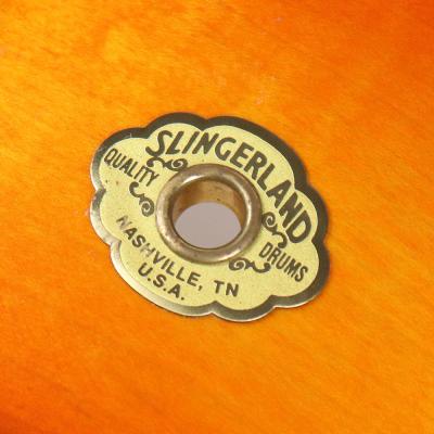 【中古】 スネアドラム スリンガーランド Slingerland RKSL5514 RADIO KING 14x5.5 メイプルシェル スネアドラム エンブレム