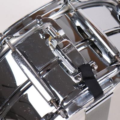【中古】 スネアドラム パール Pearl SensiTone Steel Custom Alloy 14x6.5 スチールシェル ストレイナー