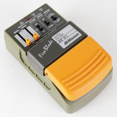 【中古】 Maxon マクソン AF-F1 Auto Filter Fire Bladeシリーズ オートワウ ギター ベース エフェクター 本体画像 斜め 2