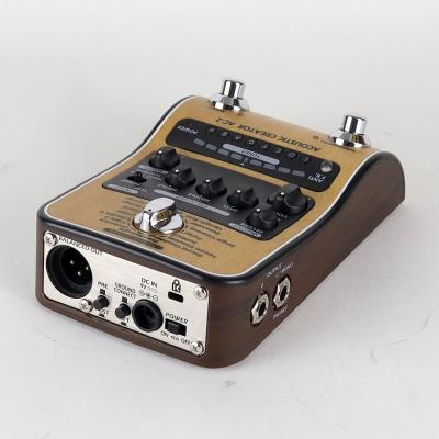 【中古】 ZOOM ズーム AC-2 Acoustic Creator アコースティックギター用プリアンプ 全体