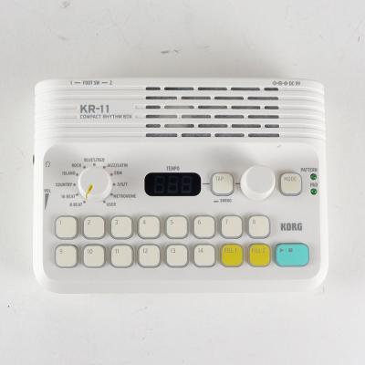 【中古】 リズムマシン リズムボックス コルグ KORG KR-11 リズム ボックス 正面