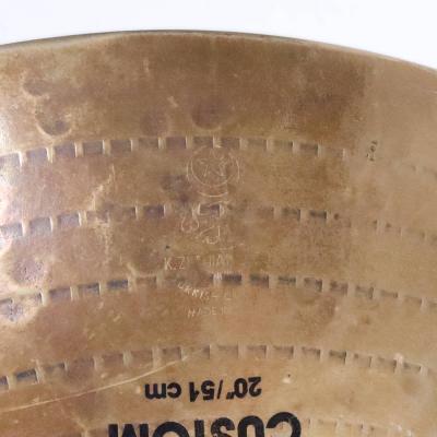 【中古】 ライドシンバル ジルジャン ZILDJIAN K.Zildjian K Custom Ride 20インチ ライドシンバル 80s〜90s シリアル
