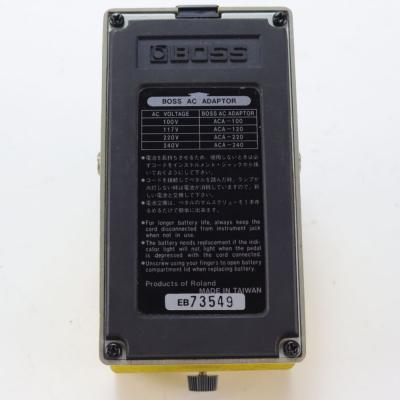 【中古】ターボオーバードライブ エフェクター BOSS OD-2 TURBO OverDrive ボス ギターエフェクター 裏面