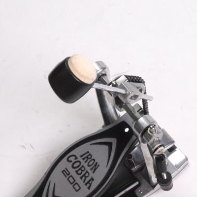 【中古】 ドラムペダル タマ TAMA HP200P Iron Cobra 200 Single Pedal Power Glide アイアンコブラ 斜めアングル画像