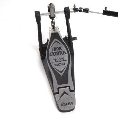 【中古】 ドラムツインペダル タマ TAMA HP600DTW Iron Cobra 600 Twin Pedal Duo Glide 左ペダル画像