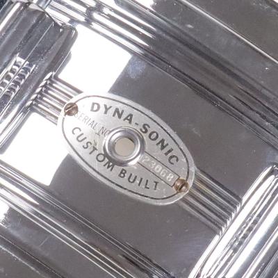 【中古】 スネアドラム ロジャース Rogers DYNA-SONIC COB Chrome Over Brass shell 14x5 スネアドラム 70s エンブレム
