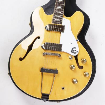 【中古】 エレキギター Epiphone Elitist 1965 Casino Natural 2014年製 エピフォン カジノ 日本製 MAE IN JAPAN ボディ画像