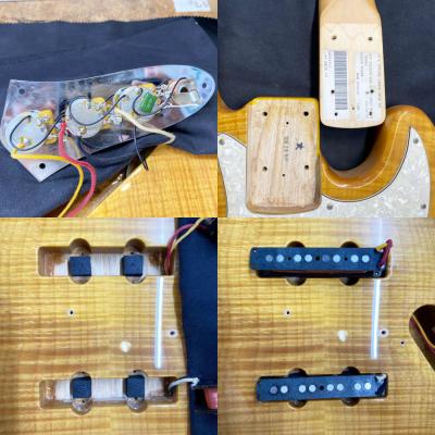【中古】 エレキベース G&L USA JB Lemon Drop 2015年製 Swamp Ash Body Flame Maple Top USA製 GL JBスタイル 内部