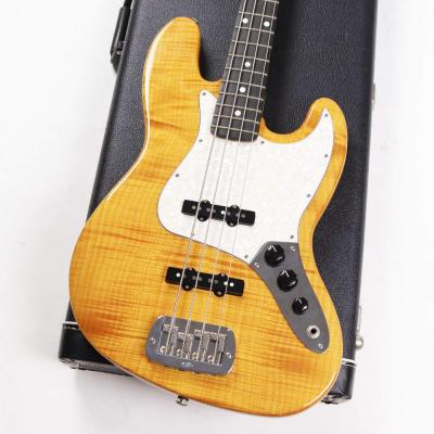 【中古】 エレキベース G&L USA JB Lemon Drop 2015年製 Swamp Ash Body Flame Maple Top USA製 GL JBスタイル ボディ画像