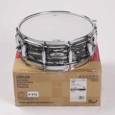 【中古】 Pearl パール PMX1450S/C #412 Black Oyster Glitter PROFESSIONAL SERIES スネアドラム