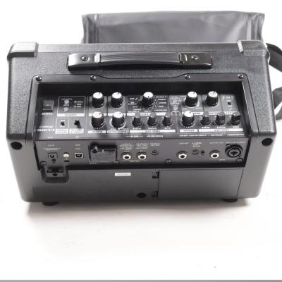 【中古】 BOSS CUBE STREET II Black 乾電池駆動パフォーマンス用ステレオアンプ 小型ギターアンプ コンボ 背面