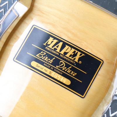 【中古】 スネアドラム メイペックス MAPEX Birch Deluxe 14x6.5 バーチシェル エンブレム