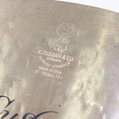 【中古】 クラッシュシンバル ジルジャン ZILDJIAN K.Zildjian Custom Dark Crash 16インチ 刻印