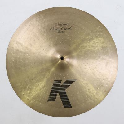 【中古】 クラッシュシンバル ジルジャン ZILDJIAN K.Zildjian Custom Dark Crash 17インチ