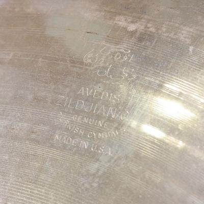 【中古】クラッシュシンバル ジルジャン ZILDJIAN A CUSTOM CRASH 15インチ 刻印