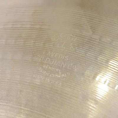 【中古】クラッシュシンバル ジルジャン ZILDJIAN A CUSTOM CRASH 16インチ 刻印